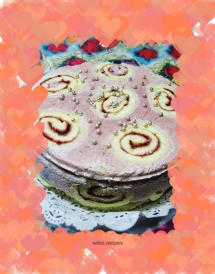 Cherry Jam Flower Mousse