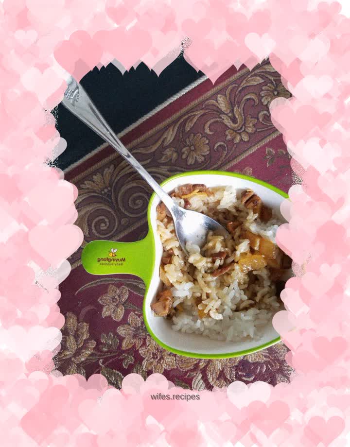 Children's food supplement braised pork rice