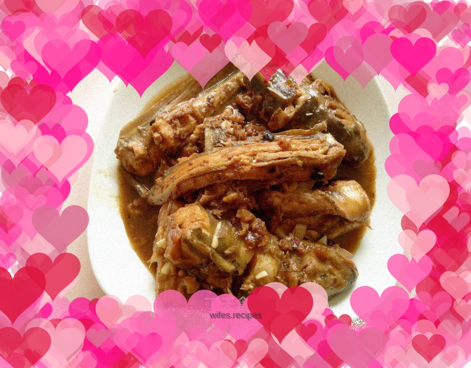 Braised sea catfish with soy sauce