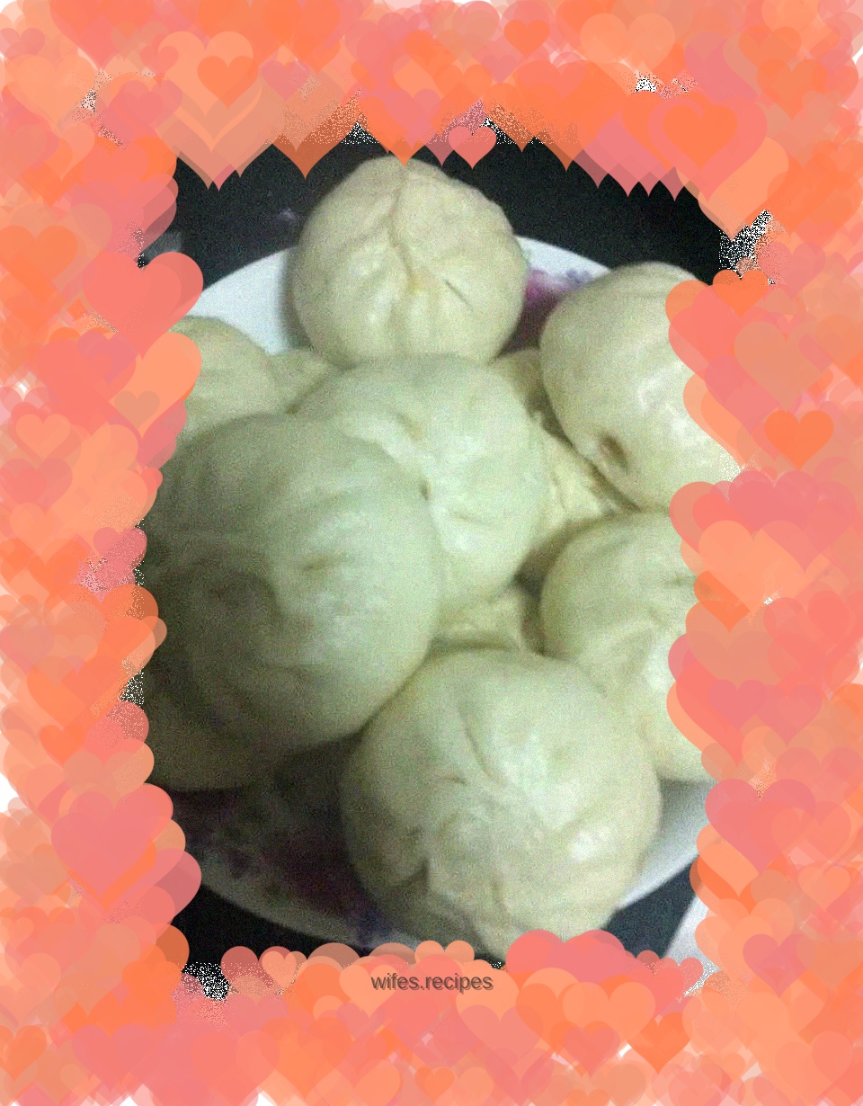 Mushroom buns with vegetable stuffing - simple version