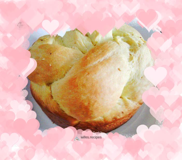 Make hydrangea buns with ordinary flour