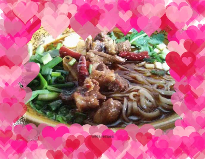 【Braised beef noodles】