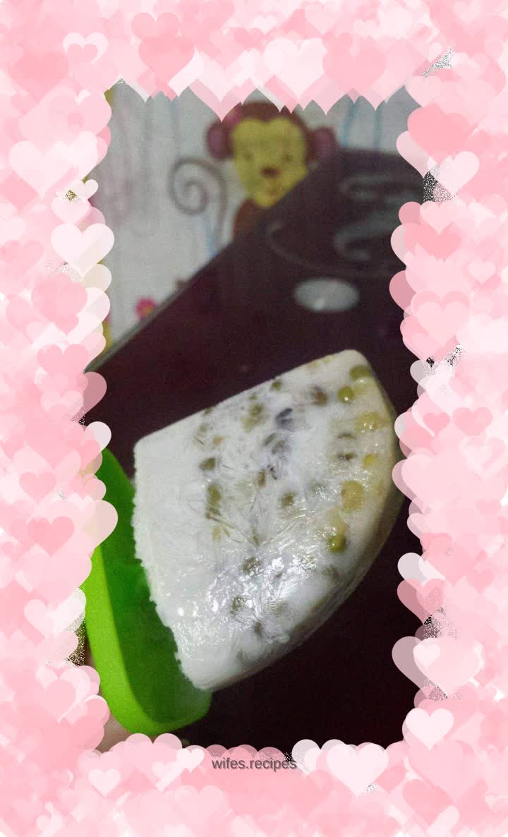 Mung bean ice cream