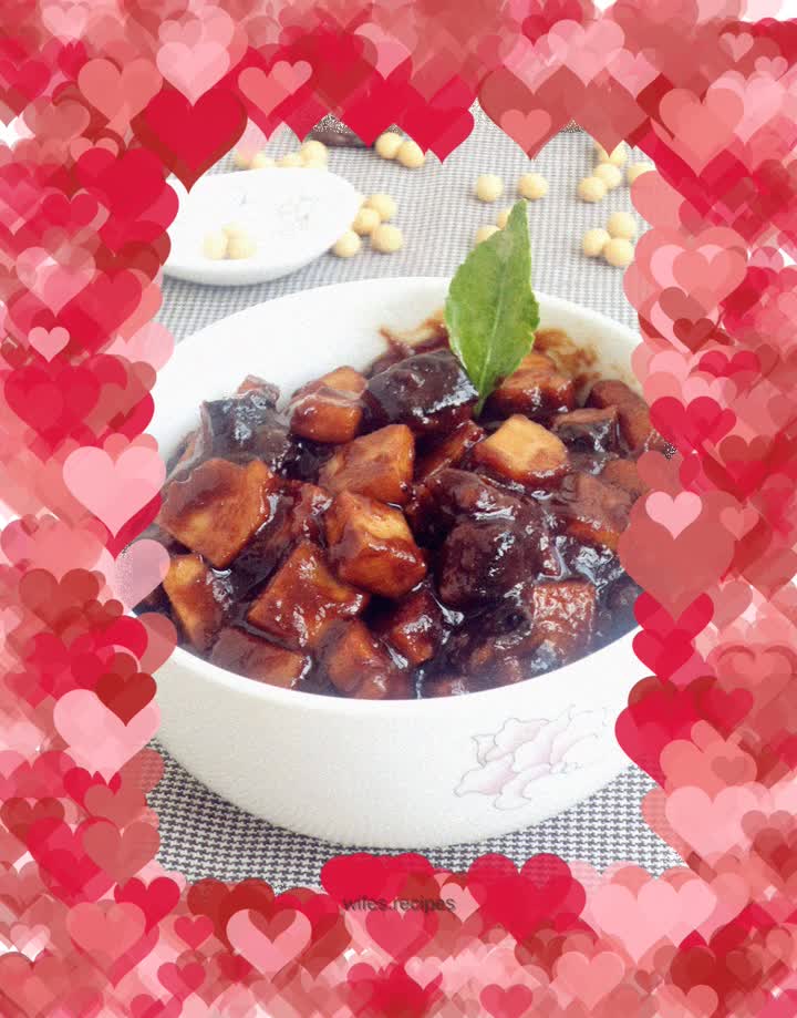 Dried Tofu and Shiitake Mushroom Sauce