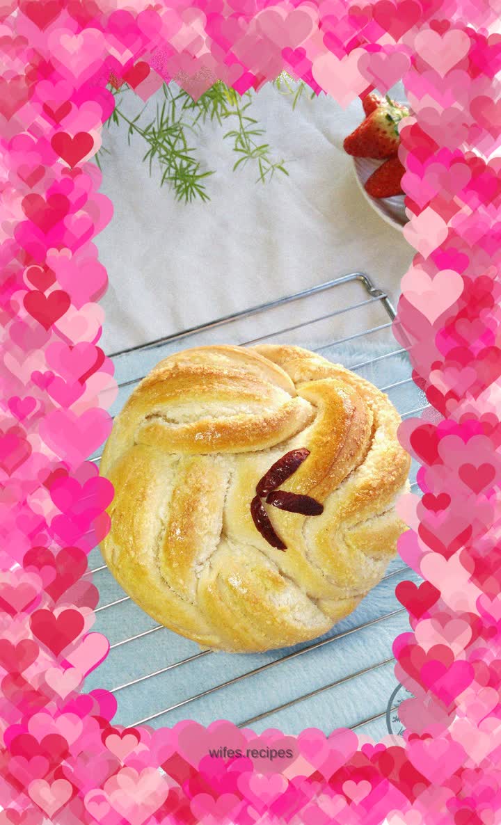 Hand-shredded coconut milk bread