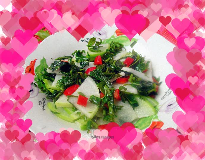 Toon mixed with radish