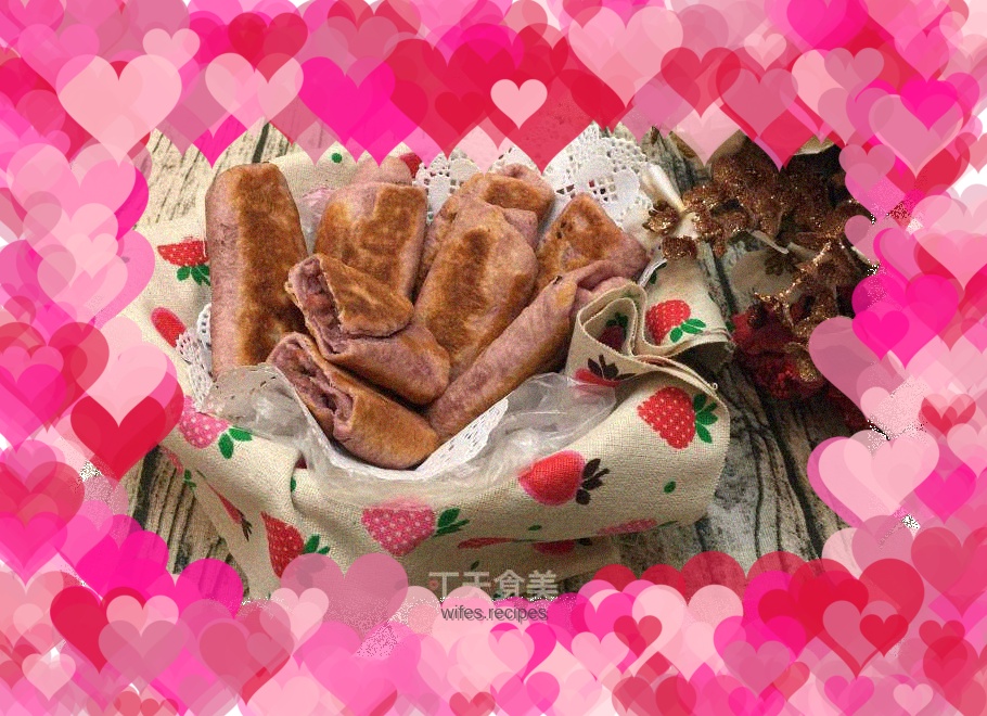 Purple Sweet Potato Bacon Pancakes