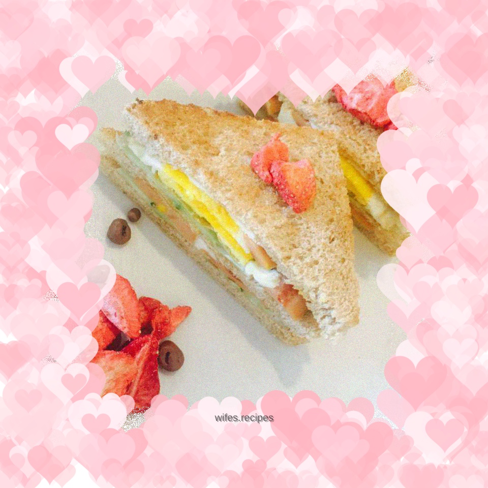 Toast sandwich, love is the best expression of life~