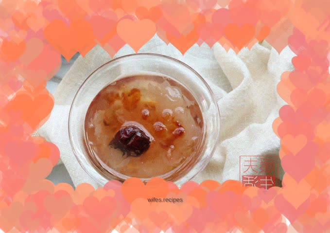 Stewed Tremella Fungus with Peach Gum