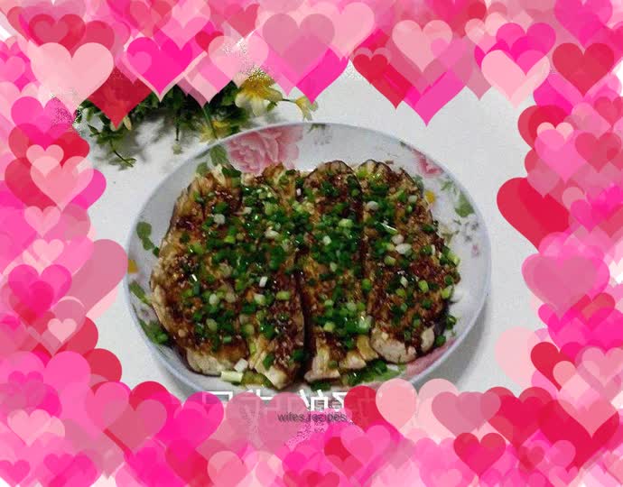 Microwave roasted eggplant