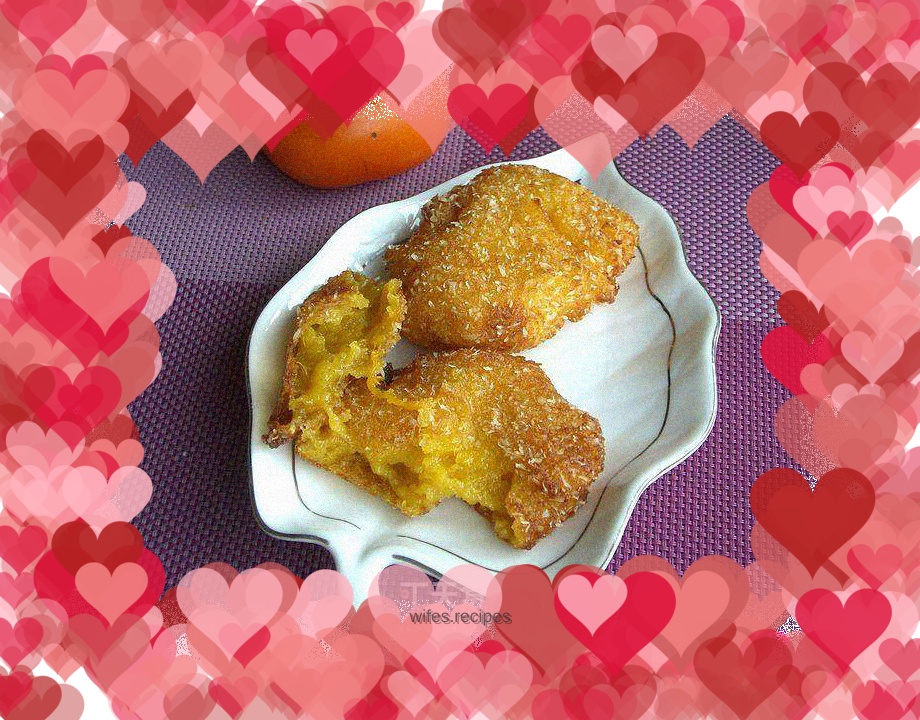 Coconut persimmon cake