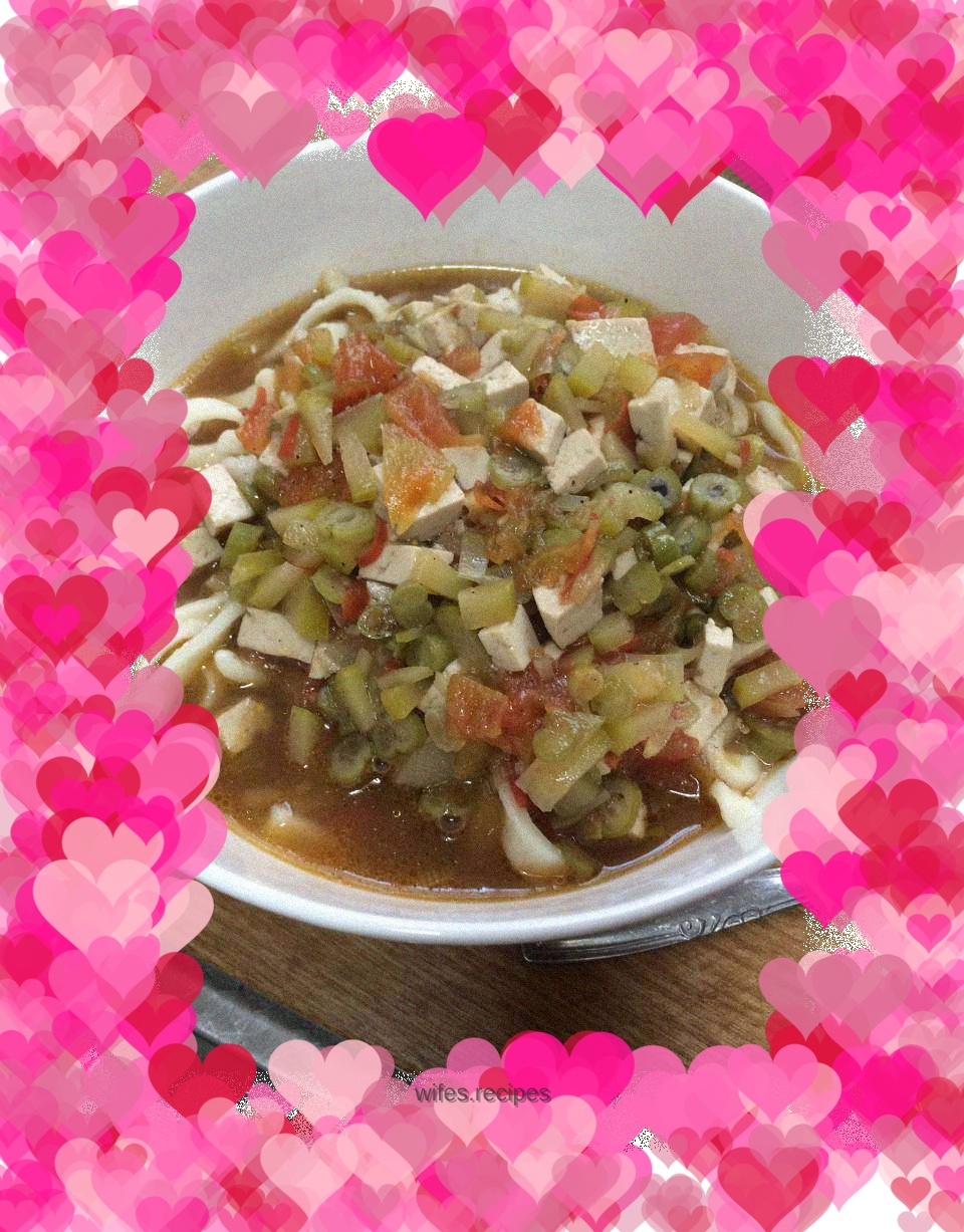 Zucchini noodle soup