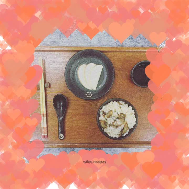 Fresh-keeping bag version of soy sauce meat steamed rice