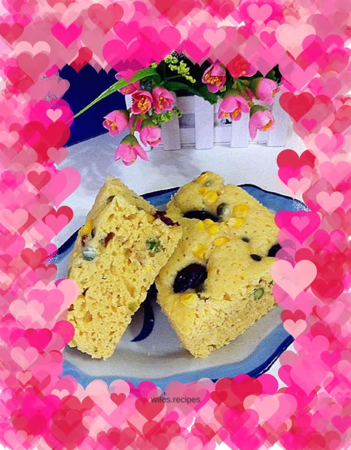 Donkey-hide gelatin, candied date and corn cake