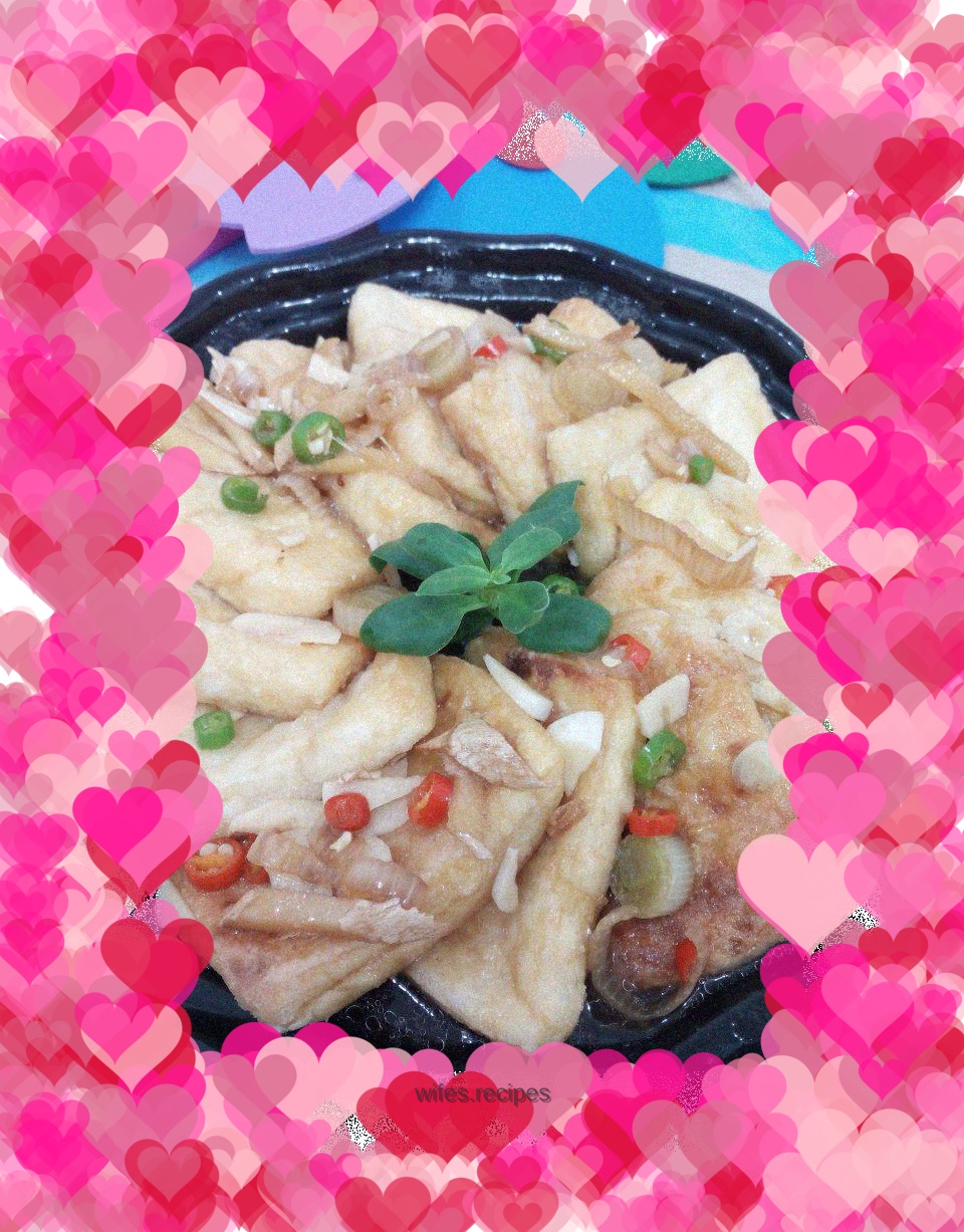 Crispy Tofu with Sauce