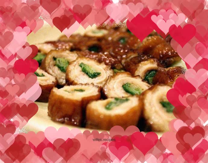 Fried large intestine