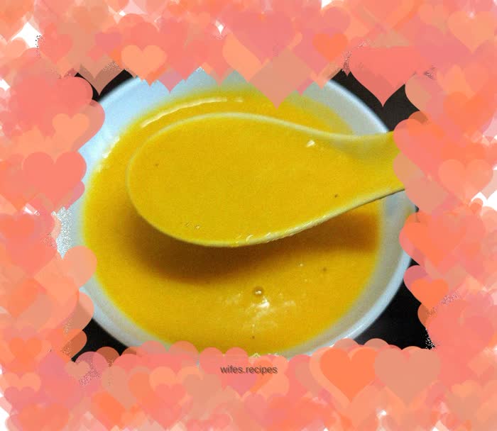 Pumpkin, corn and barley paste