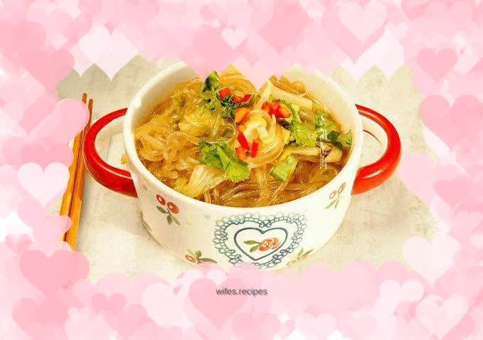 Cabbage Stewed Vermicelli