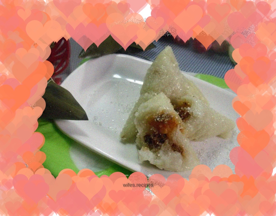 Raisin and barley rice dumplings