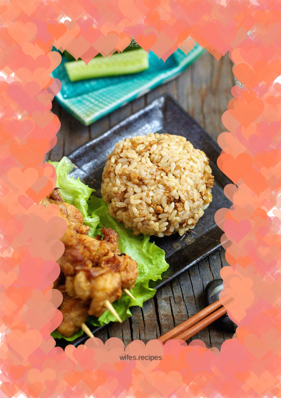 Chicken thigh set meal