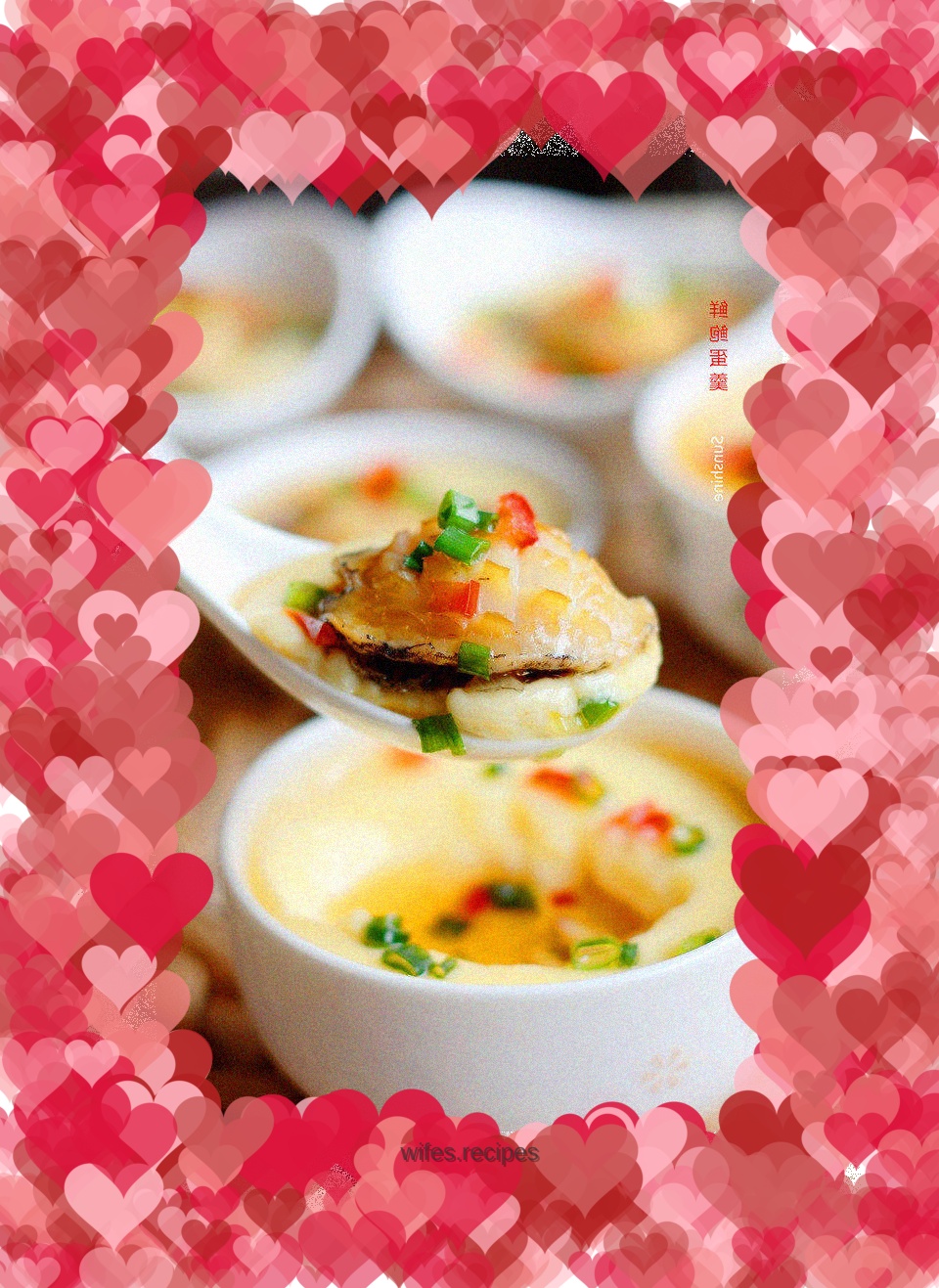 Who would mind adding something fresh to the dish-----Fresh Abalone Egg Custard