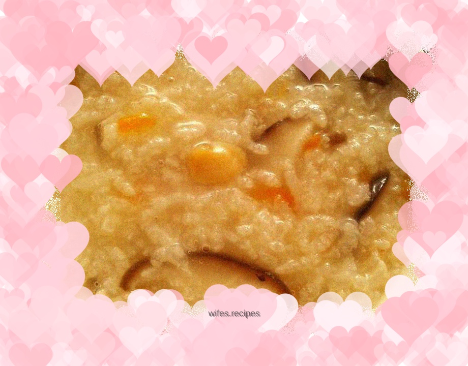 Mushroom and Scallop Porridge