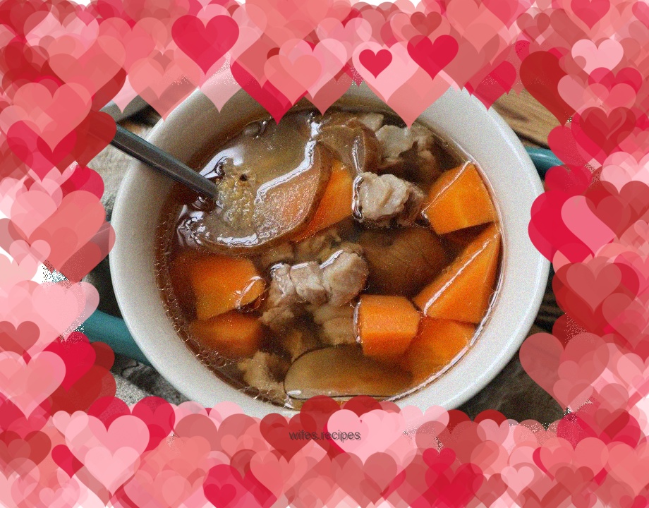 Steamed stew pot. Medicinal carrot and mutton soup