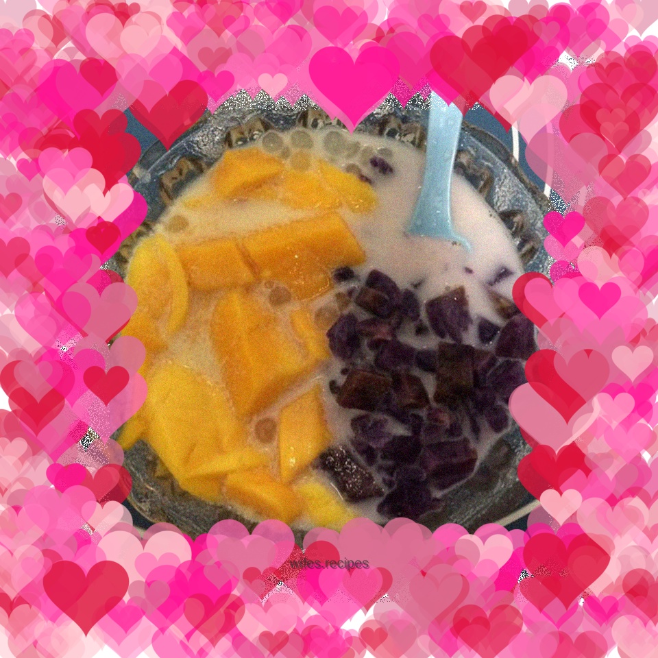 Coconut milk double sago