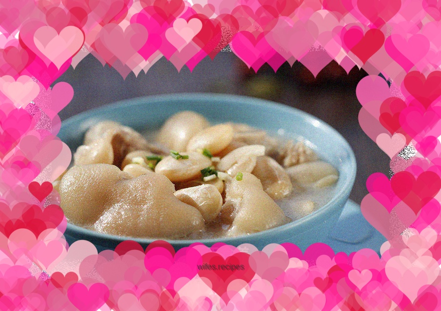 Hoof flower kidney bean soup