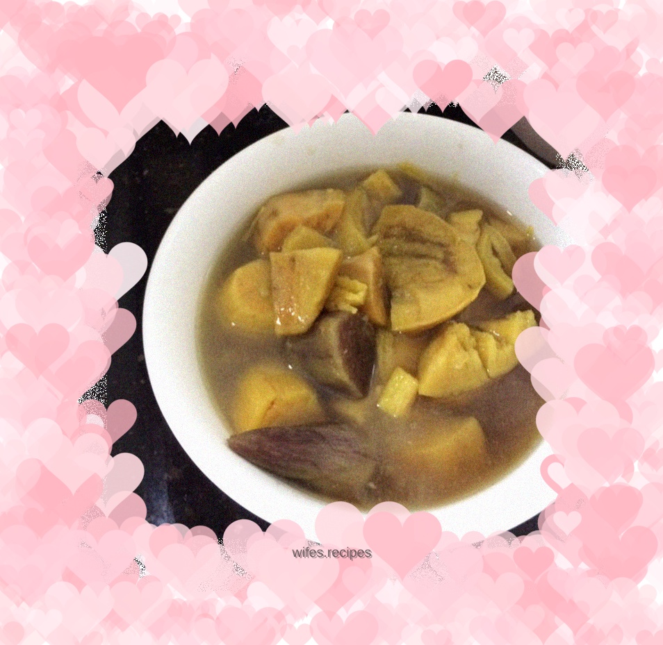 Ginger sweet potato syrup