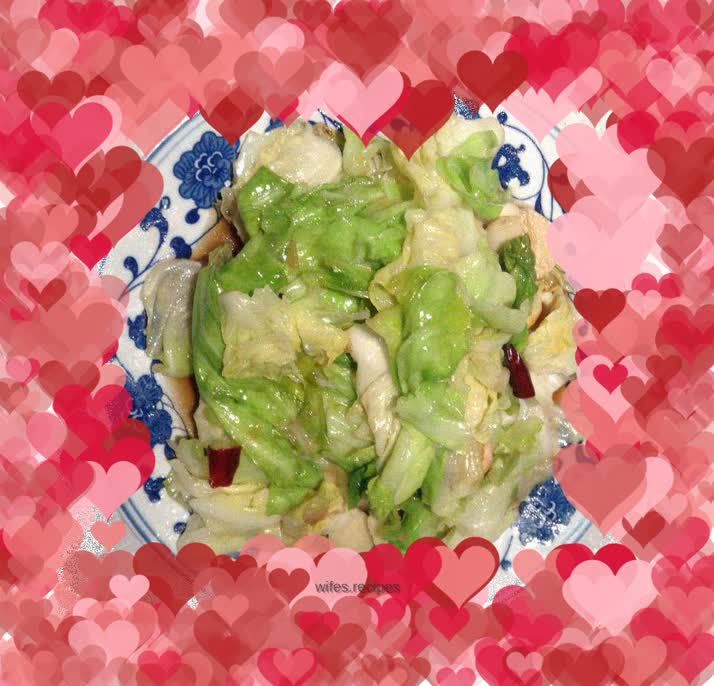 Stir-fried cabbage