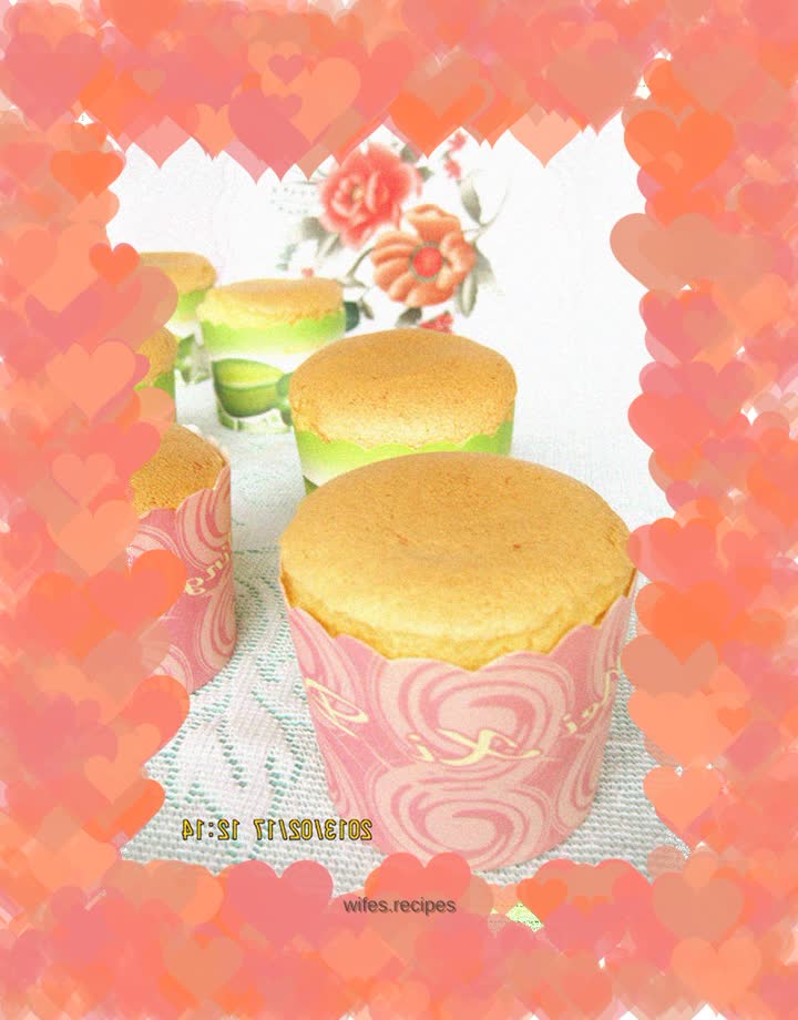 Brandy test----paper cup chiffon cake