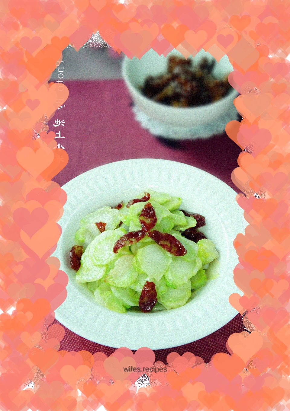 Stir-fried Chinese Sausage with Vegetables