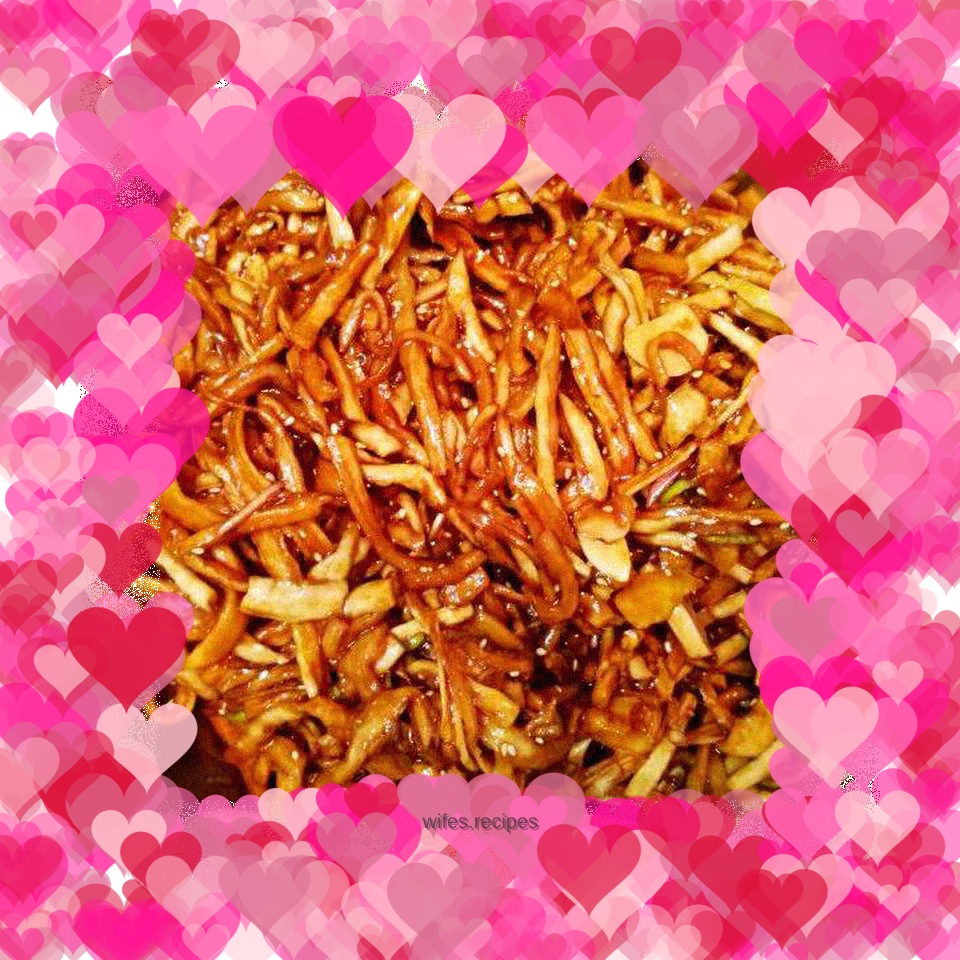 Dried radish with soy sauce