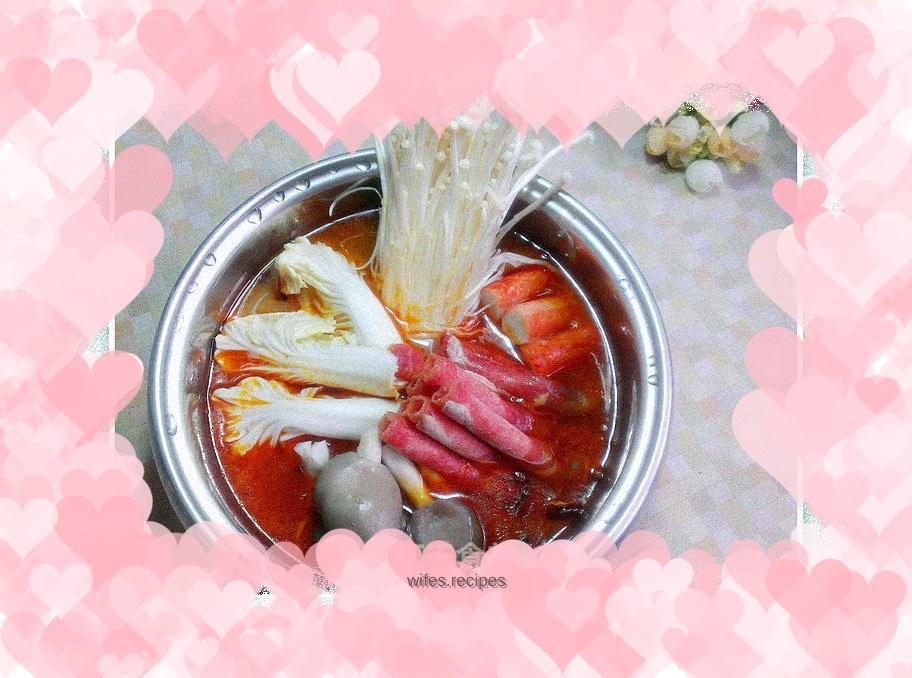 Red oil hotpot
