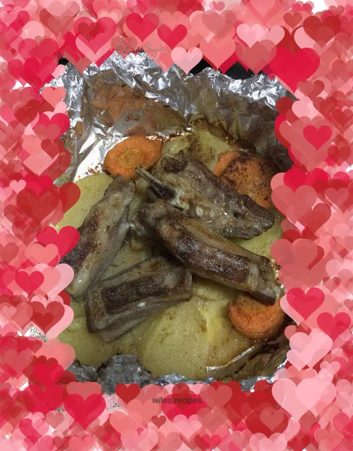 Fragrant grilled lamb chops