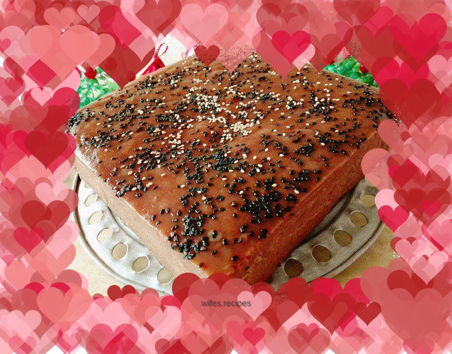 Brown sugar rice cake (square)