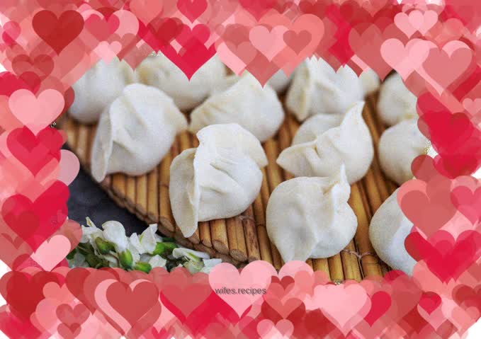 Sophora flower pork dumplings