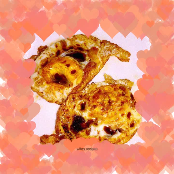 Sweet and sour poached eggs