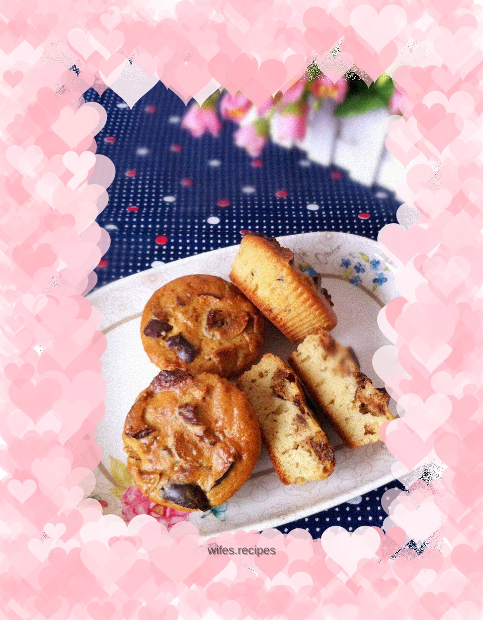 Red Date Muffin Cake