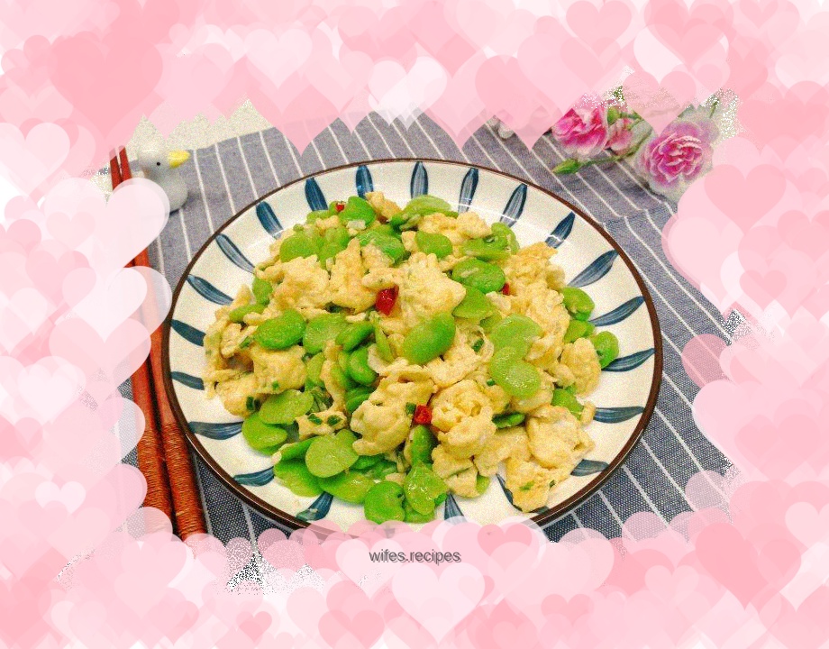Simple, quick and delicious ~ scrambled eggs with broad bean paste
