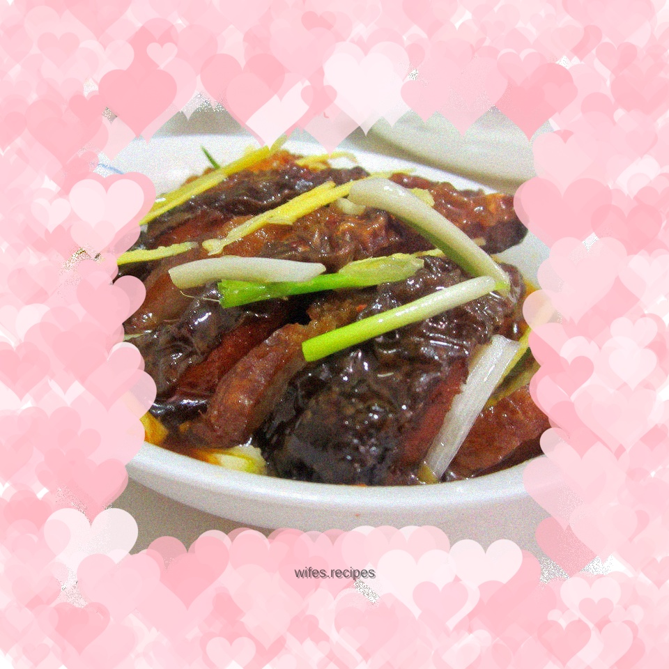 Braised Pork and Steamed Cured Fish