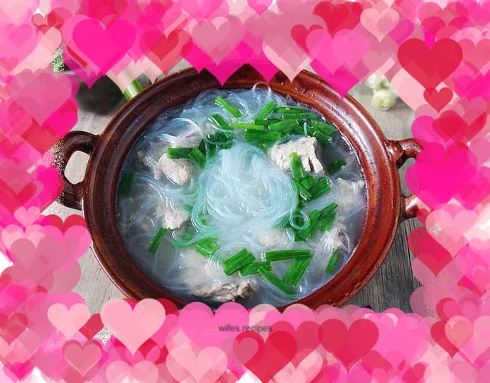 Casserole Bone Soup Vermicelli