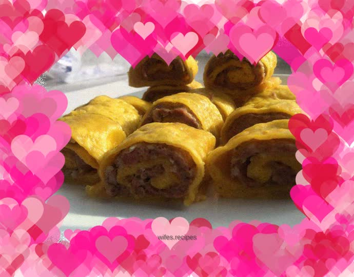 Pumpkin and Pork Dragon Roll