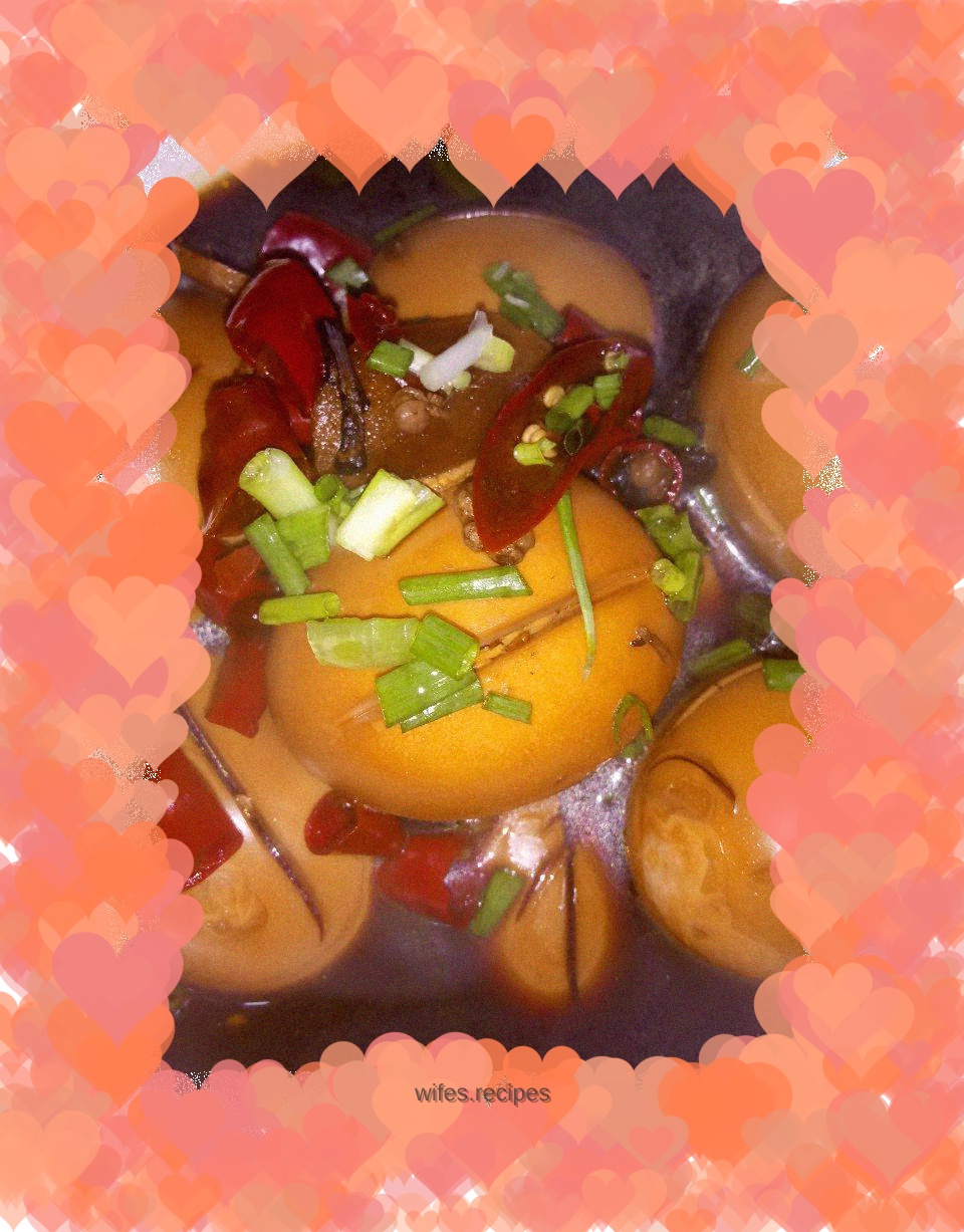 Homemade braised eggs