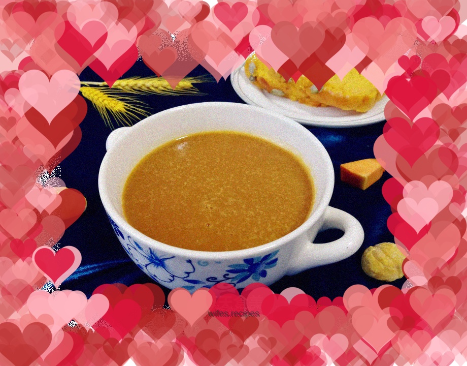 Wolfberry, chestnut, yam and pumpkin paste