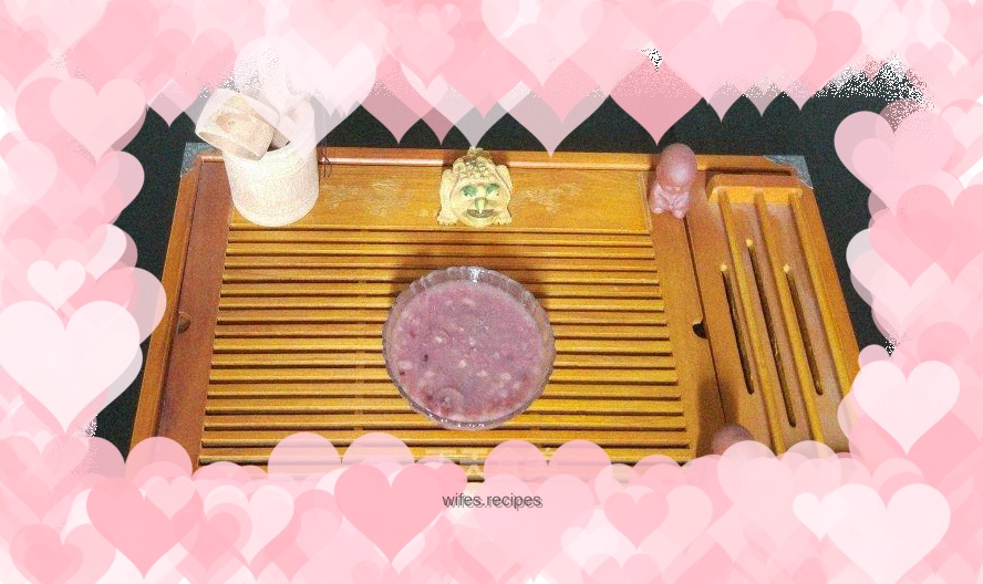 Wolfberry and sago porridge