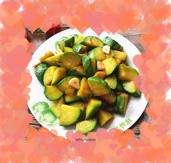 Roasted Pumpkin with Garlic Cloves