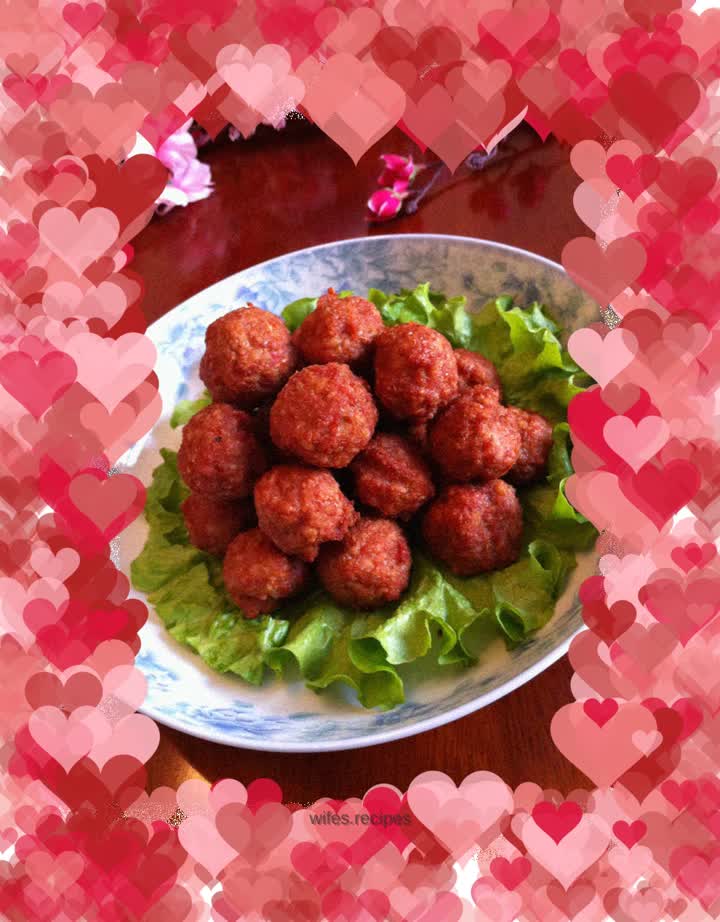 Lotus root meatballs