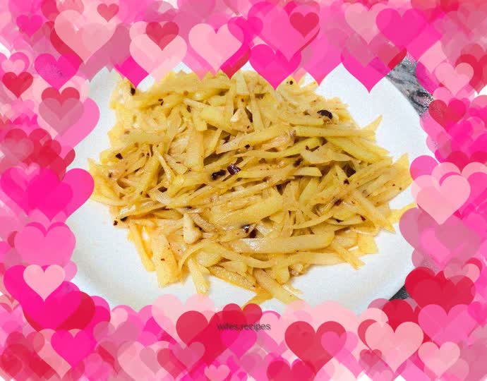 Hot and sour potato shreds